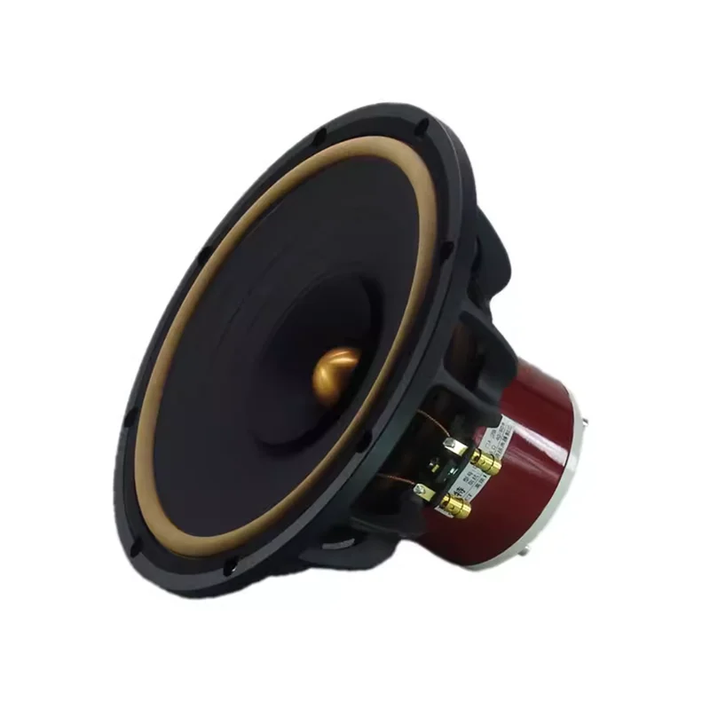 HF-048 10 Inch HIFI Tần Số Đầy Đủ Loa Da Viền Nhôm Lưu Vực Khung Alnico Nam Châm 80W 8Ohm