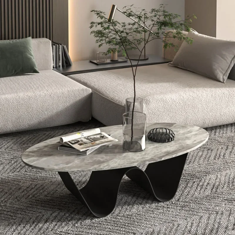 

Nordic Living Room Coffee Table Luxury Modern Premium White Coffee Tables Marble Effect Minimalist Couchtisch Home Furniture