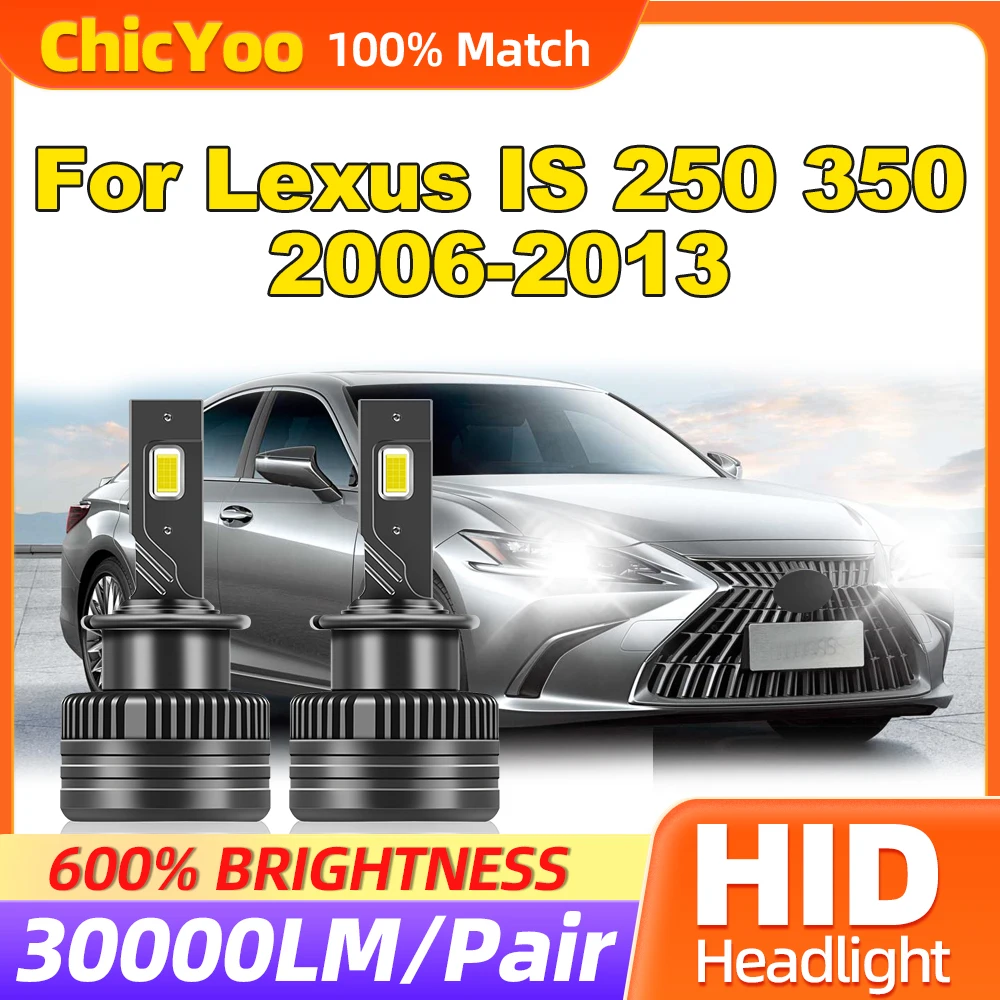 

120W HID Xenon Lights 30000LM Auto Headlamp Bulbs 12V 6000K HID Xenon Headlights For LEXUS LS (_F4_) 2009-2020 2021 2022 2023