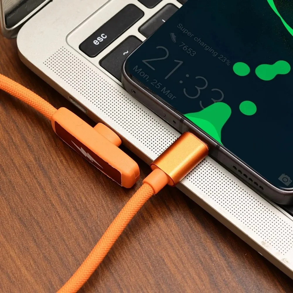 45W PD Fast Charging Nylon Braided USB C to C Data Cable Universal Charging Cord for iPhone 16 17 Pro Max Samsung Mobile Phone