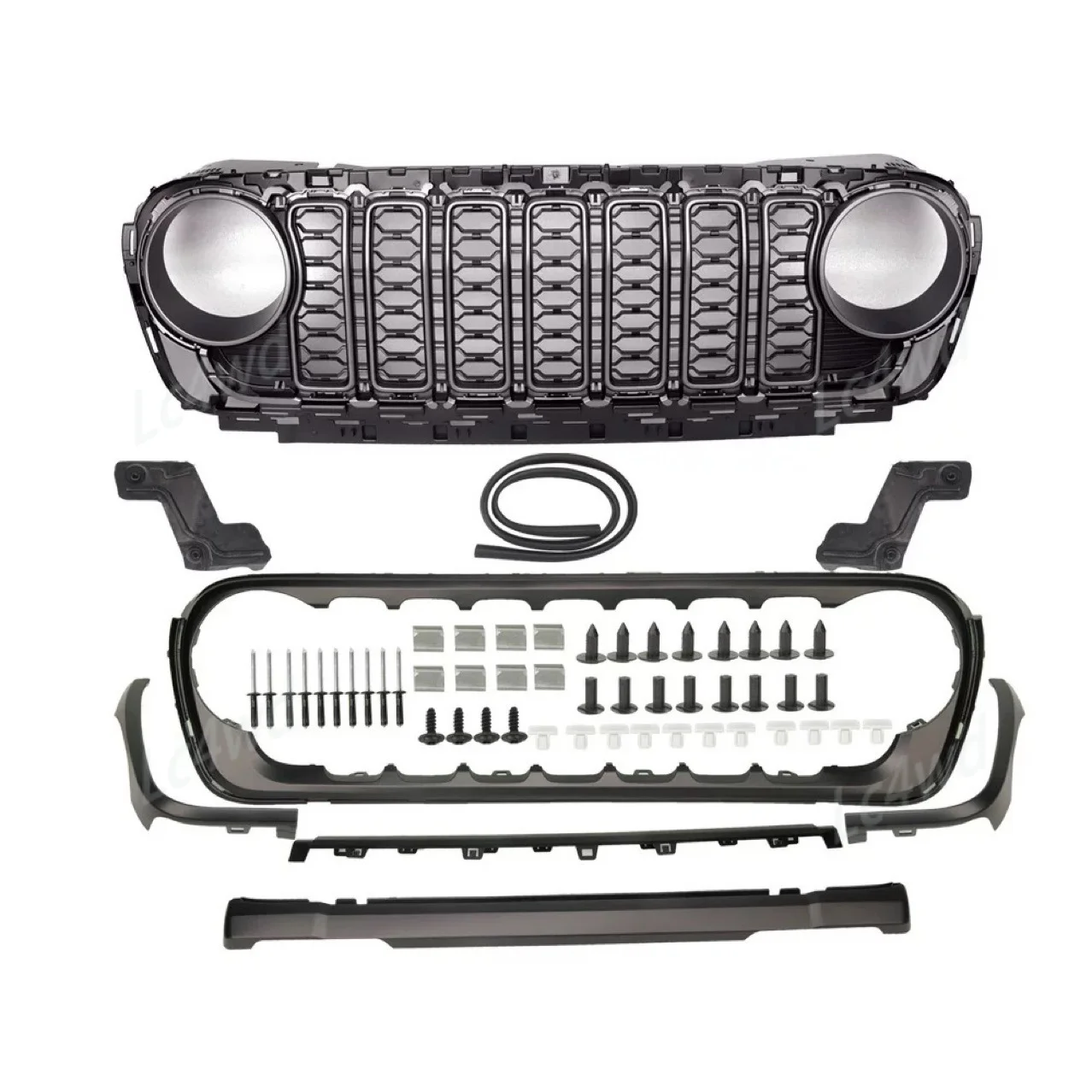 LC4WD 4X4 Accessoires Meerdere kleuren 20e verjaardag voorbumper racing grills voor 2018-2025 Jeep Wrangler JL / Gladiator JT