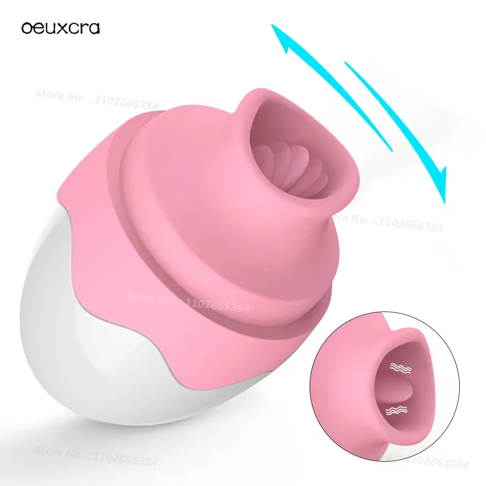 Tongue Licking Vibrator for Women Oral Egg Female Masturbator G Spot Nipple Vagina Massager Clit Stimulator Adult Goods Sex Toys