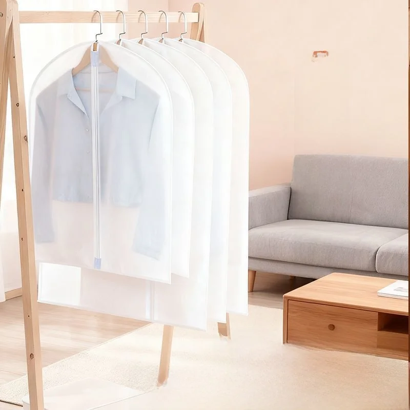 

Удлиненный чехол-пыльник для одежды, подвесной органайзер для хранения пальто и пуховиков, защитный чехол для домашнего использования