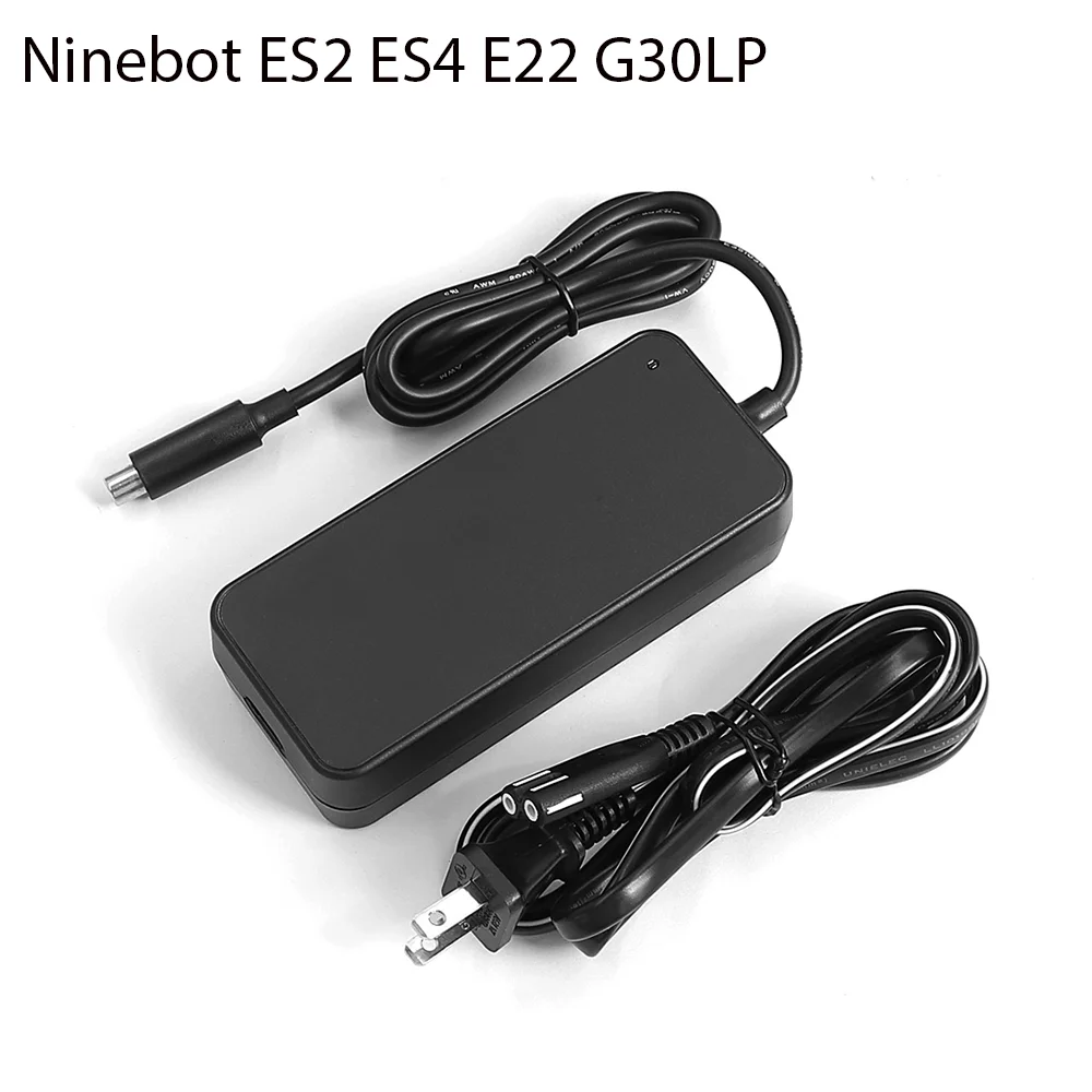 

36V Lithium Battery Charger Electric Scooter 42V 1.7A Battery Charger For Ninebot ES2 ES4 E22 G30LP T15 F30 F40 F2 D28 D38 Parts