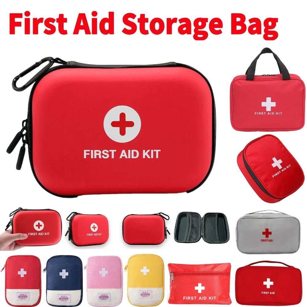 

Outdoor Travel Medical Bag Empty First Aid Kit Bag Waterproof Hard Case Rescue Car First Aid Kit Portable Emergency Medical Bag