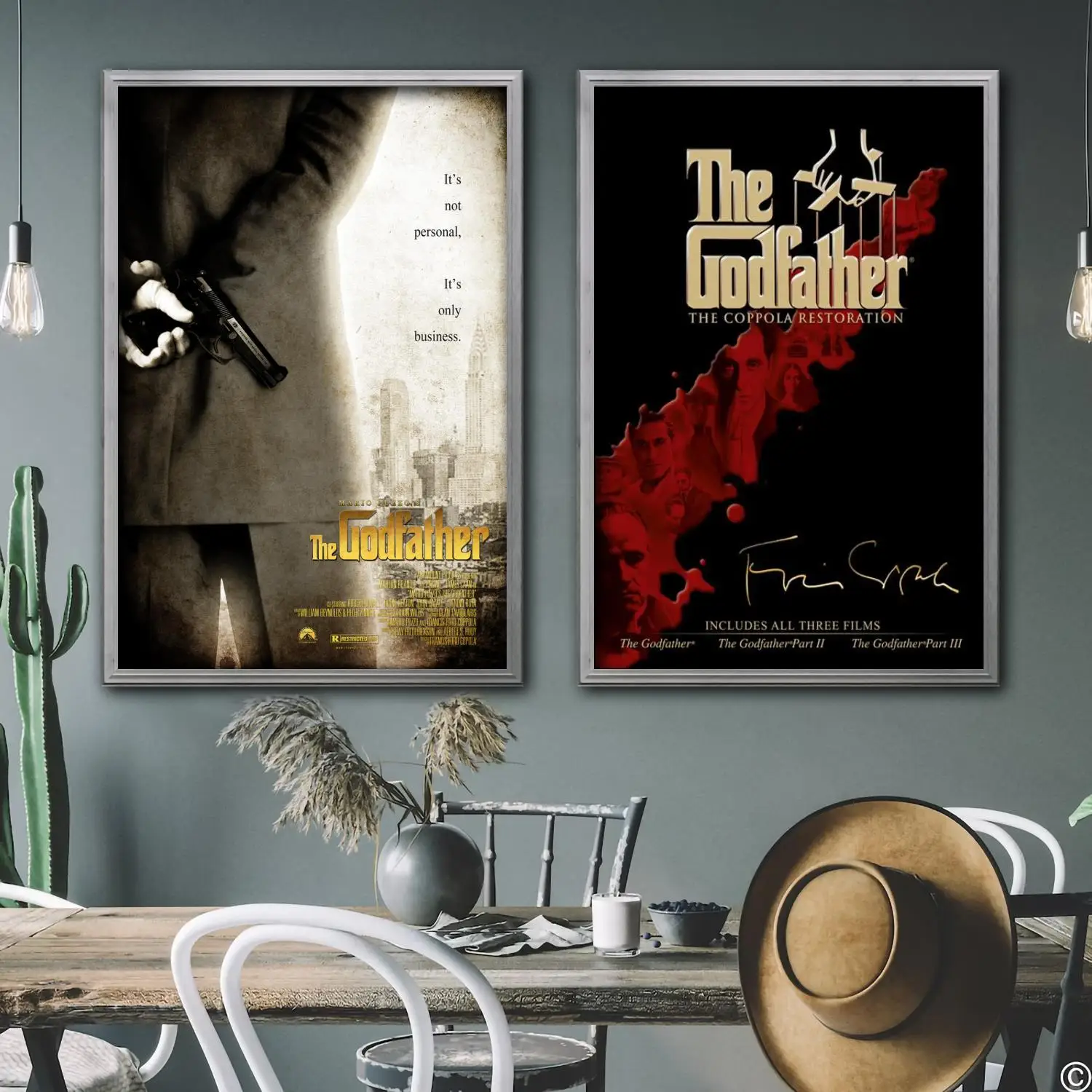 

Godfather movie Video Game Decorative Canvas Posters Room Bar Cafe Decor Gift Print Art Wall Paintings