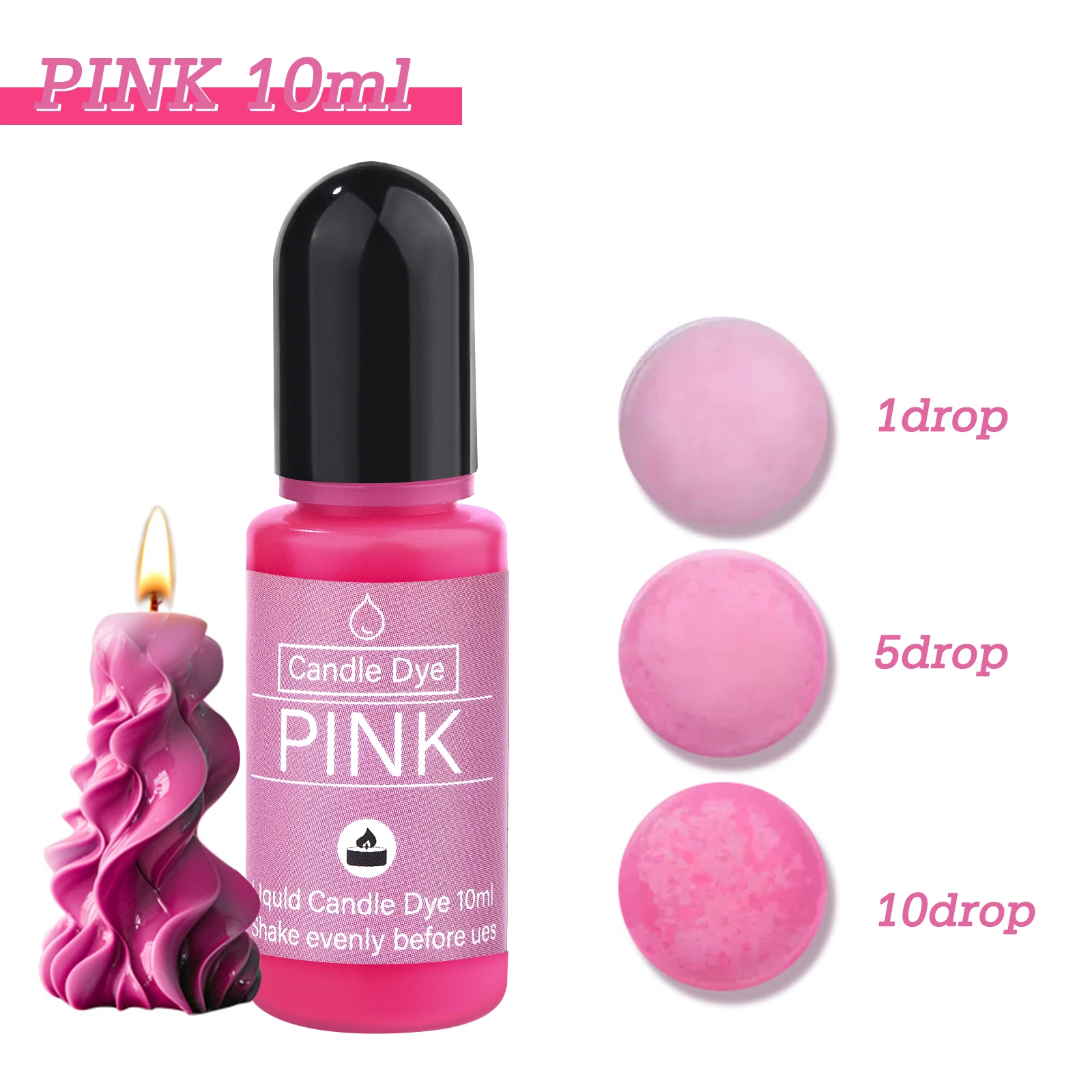 16 Farben Kerzenwachs Pigment Farbstoff Ungiftiges Soja Kerzenwachs Pigment Flüssiger Farbstoff Sojawachs DIY Seifenfarben Kerzenherstellung Zubehör