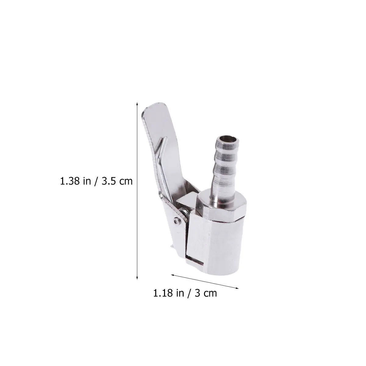 6Mm Pneumatic Connector Copper Car Tyre Tire Inflator Air Line Clip Industrial Garage Pump Connector Air Chuck Clip