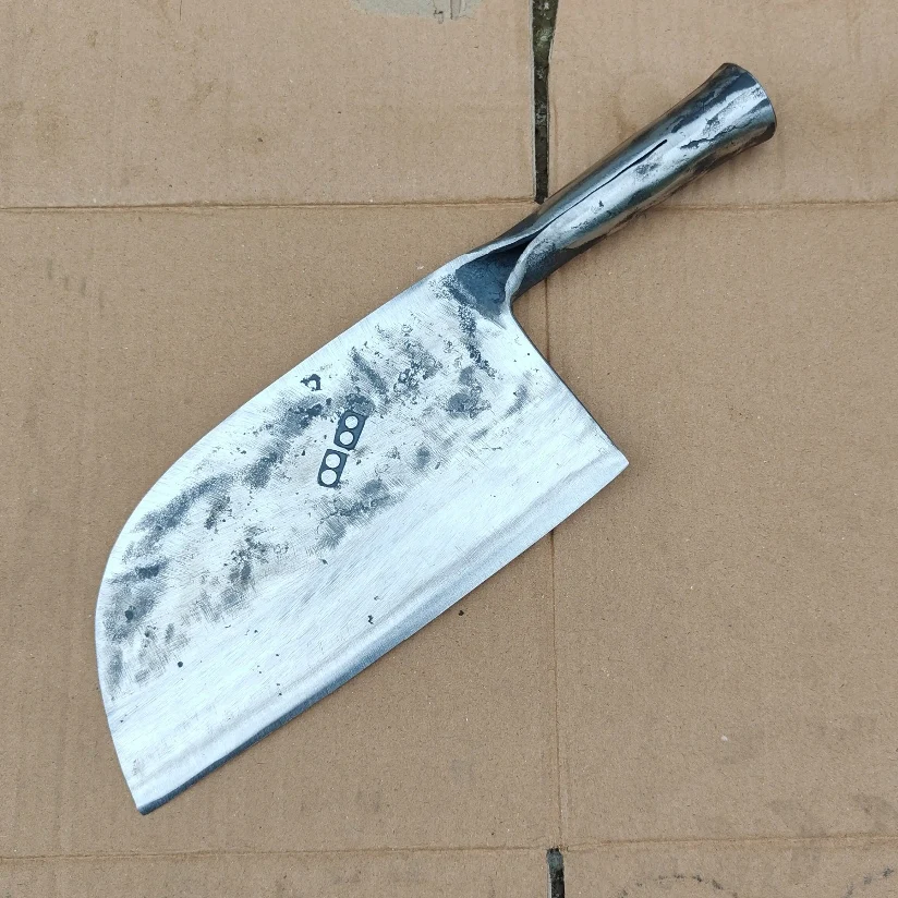 

8 Inch Chopper Knife Artillery Steel Blade Butcher Chop Slicing Cleaver Handmade All-in-one Kitchen Knife Meat And Poultry Tools