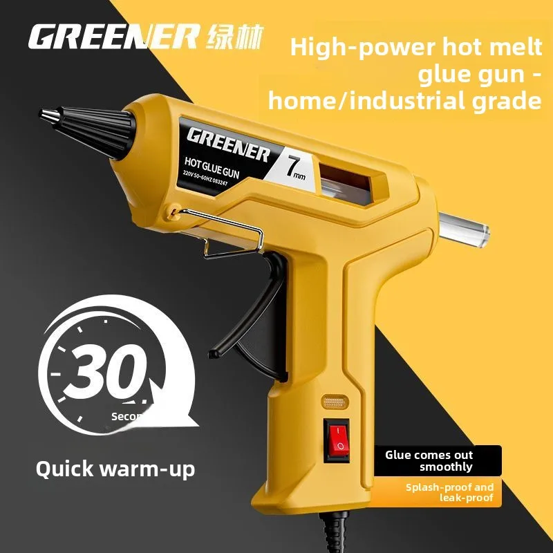 

30/50W Hot Melt Glue Gun for 7mm Glue Stick Mini Indusrial Adhesive Hot Gun Electric Heat Temperature Gun Repair Tool