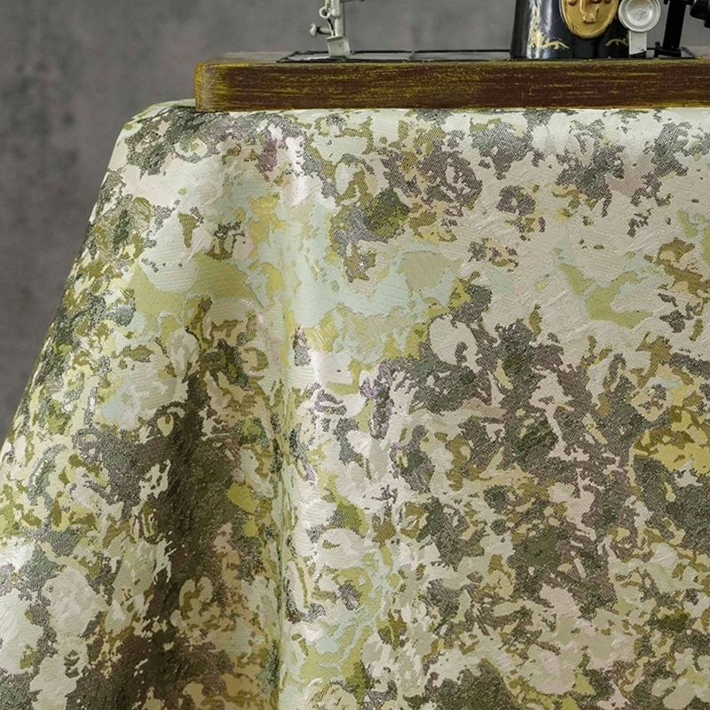 3D Textured Abstract Art Jacquard Fabric Brocade for Fashion Dress, Blazer & Upholstery, Irregular Paint Stroke Design Textile