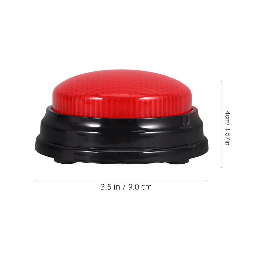 2 szt. Plastikowe przyciski do odpowiedzi z dźwiękiem i światłem, przyciski do gier, akcesoria do gier na imprezy, przyciski do odpowiedzi, przyciski do gier