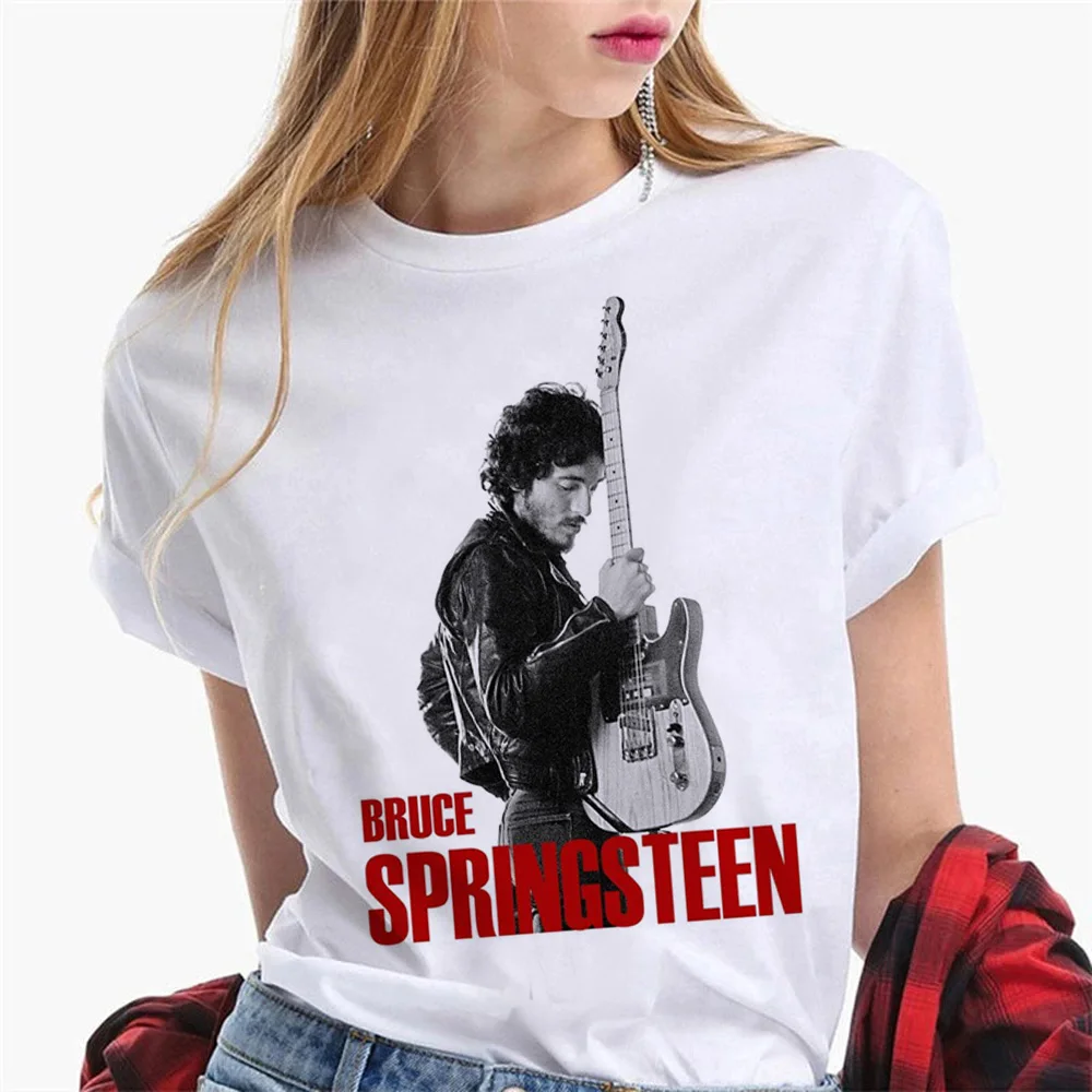 Bruce Springsteen top women streetwear manga anime t-shirts female y2k streetwear clothes