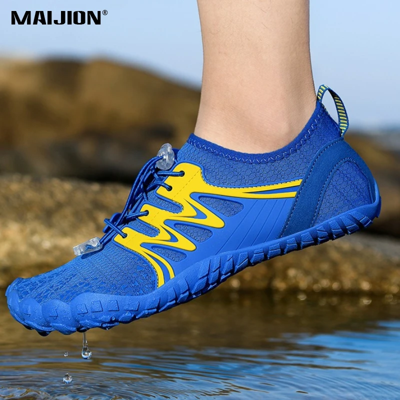 

Light Non-slip Beach Aqua Shoes Men's Breathable Wading Sneakers Women Quick Dry Water Sports Shoes for Outdoor Surfing Fishing