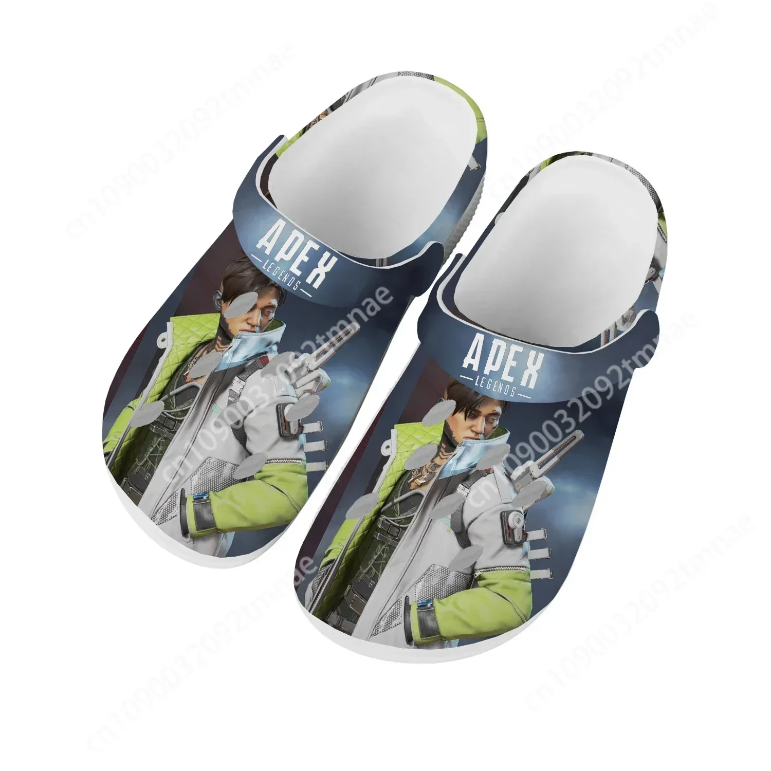 

Hot Cartoon Game Apex Legends Crypto Home Clogs Mens Womens Teenager Custom Built Water Shoes Garden Beach Hole Slippers Sandals