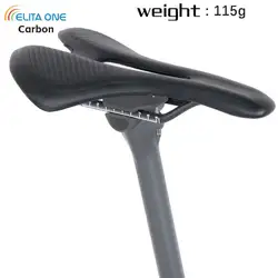 Elitaone Carbon Bicycle Saddle 270x143mm Lightweight Road & MTB Bike Seat 115g for Comfortable Riding Experience