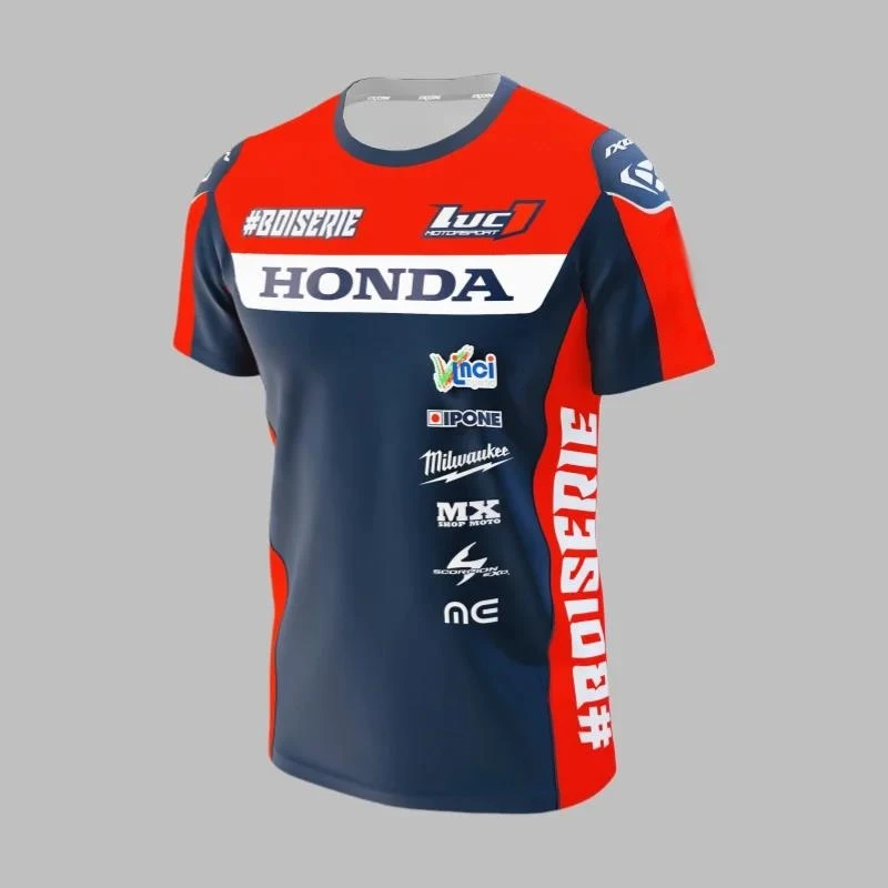 

Handa Luc1 Boiserie Summer 2025 Motorsport Racing T-Shirt Adult Clothes Breathable Sweat-absorbing Elastic Casual Training Tops