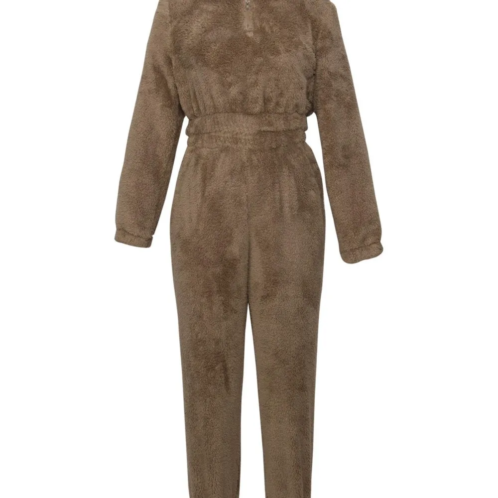 Mode Casual Effen Kleur Pluche Damespak Herfst Winter Nieuwe Ultra Korte Jas Slanke Warme Sportbroek Meisjes 2-delige set