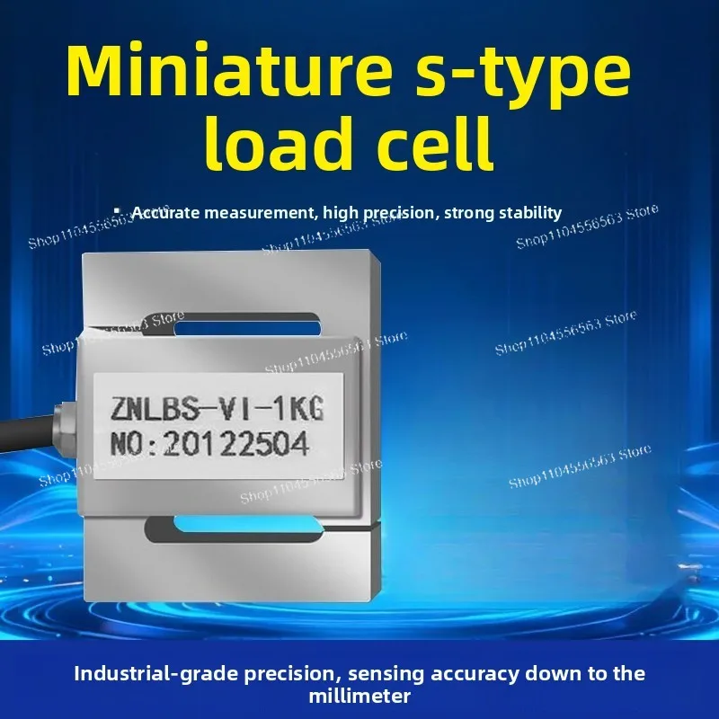 Miniature S-type Tensile Pressure Weighing Sensor, Tensile Pressure Measurement Weighing Force Sensor