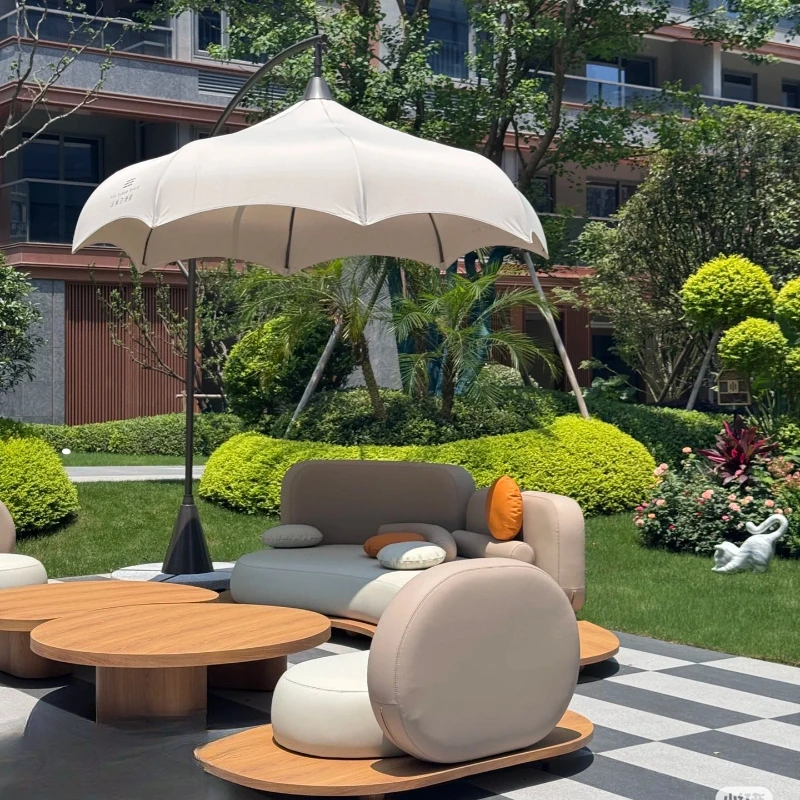 Outdoor Beach Patio Umbrellas & Bases Balcony Hotel Picnic Patio Umbrellas & Bases Homestay Villa Furniture Ombrello Ls40hws