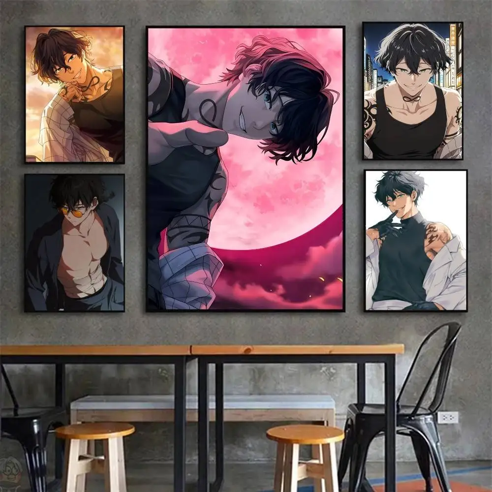 Yamato Endo Anime WIND BREAKER Posters Living Room Bar Cafe Quality Canvas Vintage Style Comics Painting Art Home Wall Decor