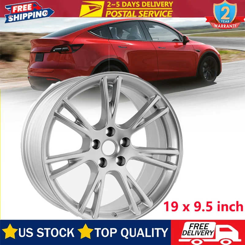 

19 x 9.5 inch Car Wheel Rim For Tesla Model 3 Model Y 2017-2024 Rim 96958 Auto Wheel Rim Replacement