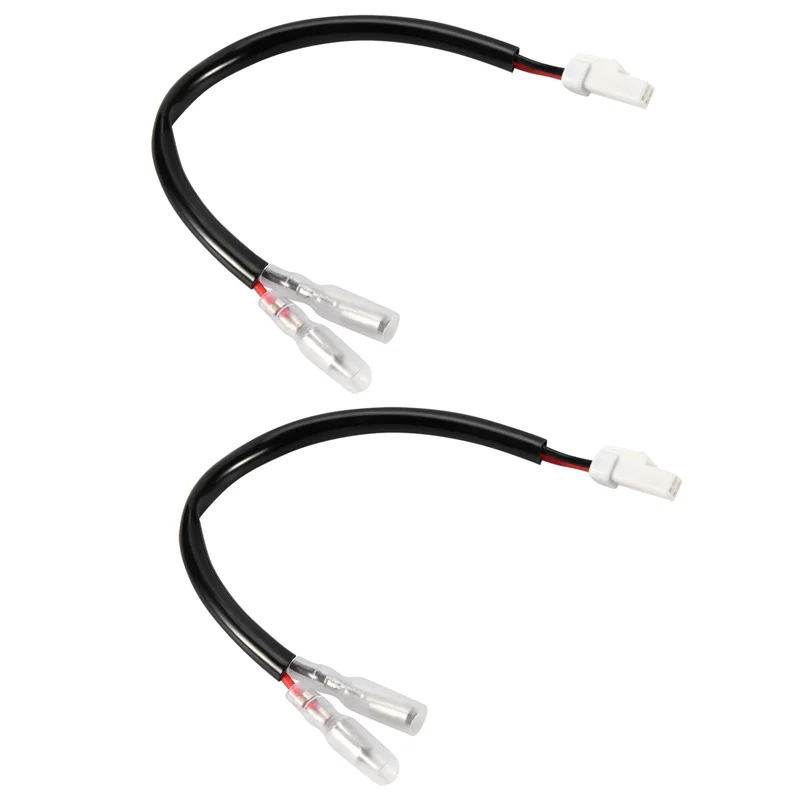 

Superior-2Pcs Motorcycle Turn Signal Wiring Harness Connector Turn Signal Plug Adapter For