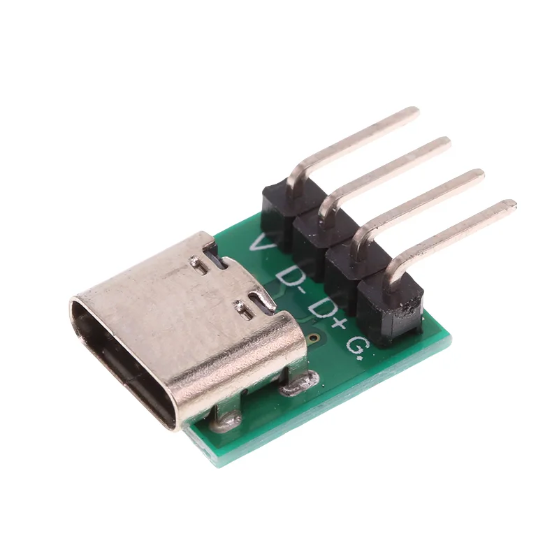 1/5/10Pcs USB 3.1 Type C Connector 16 Pin Test PCB Board Adapter 16P Connector Socket For Data Line Wire Cable Transfer