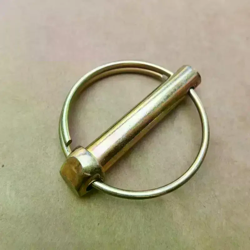 10Pcs Safety Lynch Pin With Ring Anti Lost Lock Pin Heavy Duty Safety Fixing Locking Pins For Towing Trailer ATV UTV Fastener