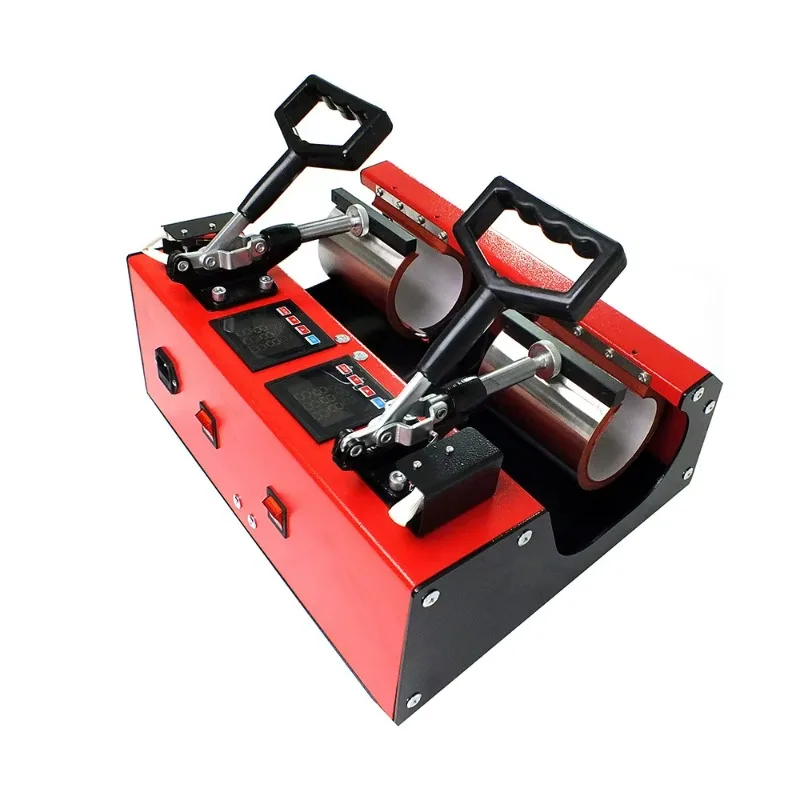 BY-012F عالية الكفاءة 2 في 1 القدح التسامي آلة الصحافة نقل الحرارة مع الصحافة الحرارة صبغ التسامي