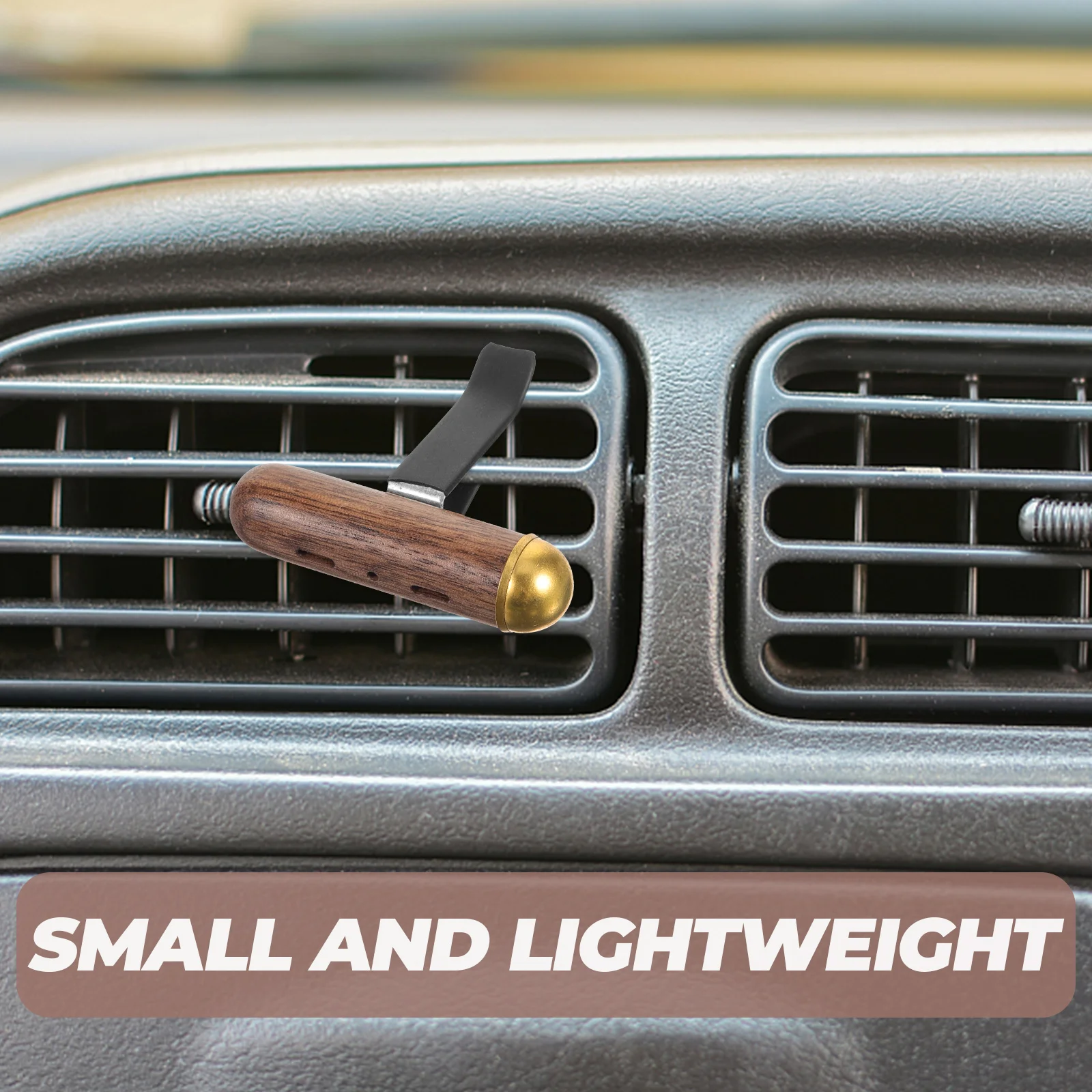 

Black Walnut Wood Car Vent Clips Aromatherapy Diffuser Perfume Clip Dashboard Decor Mini Scented Wood nament Auto Fragrance Car