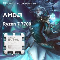 AMD Ryzen 7 7700 New R7 7700 Series CPU Processor 8-Core 16-Thread L3=32MB Game Cache 5.3GHz PCIe 5.0 DDR5 Socket AM5 5NM no fan