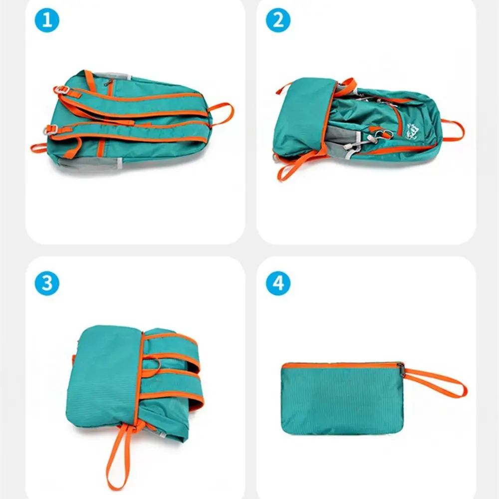 Mochila plegable de gran capacidad para montañismo, bolso de hombro para deportes al aire libre, resistente al agua