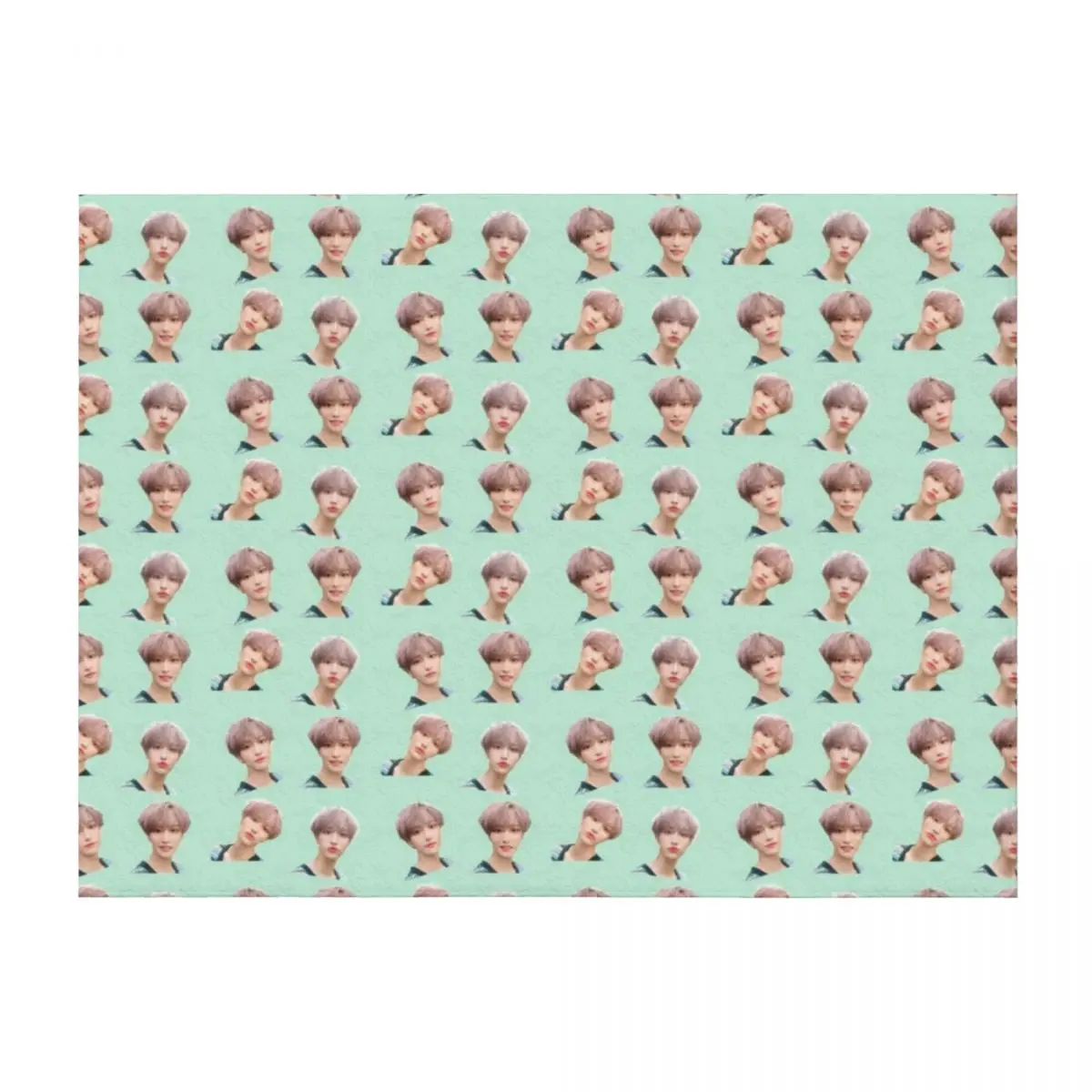 

ATEEZ Seonghwa Pack Throw Blanket Thermals For Travel Hair Sofa Quilt warm for winter Blankets