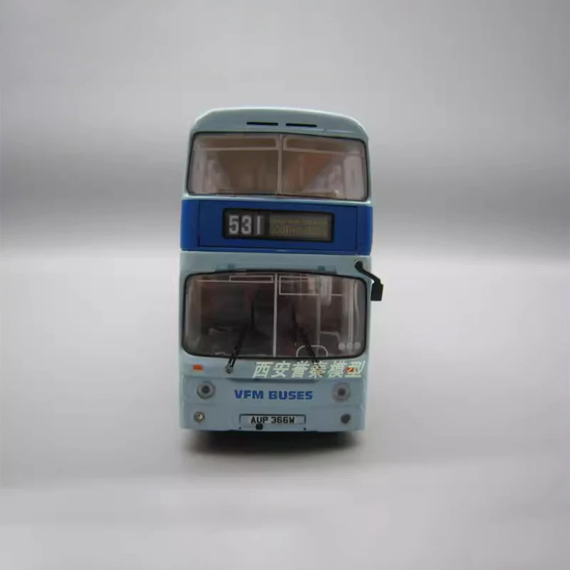 بريتبوس دييكاست الأصلي 1:76 مقياس لندن ذات الطابقين سبيكة حافلة نموذج جمع الديكور لعبة هدية تذكارية العرض