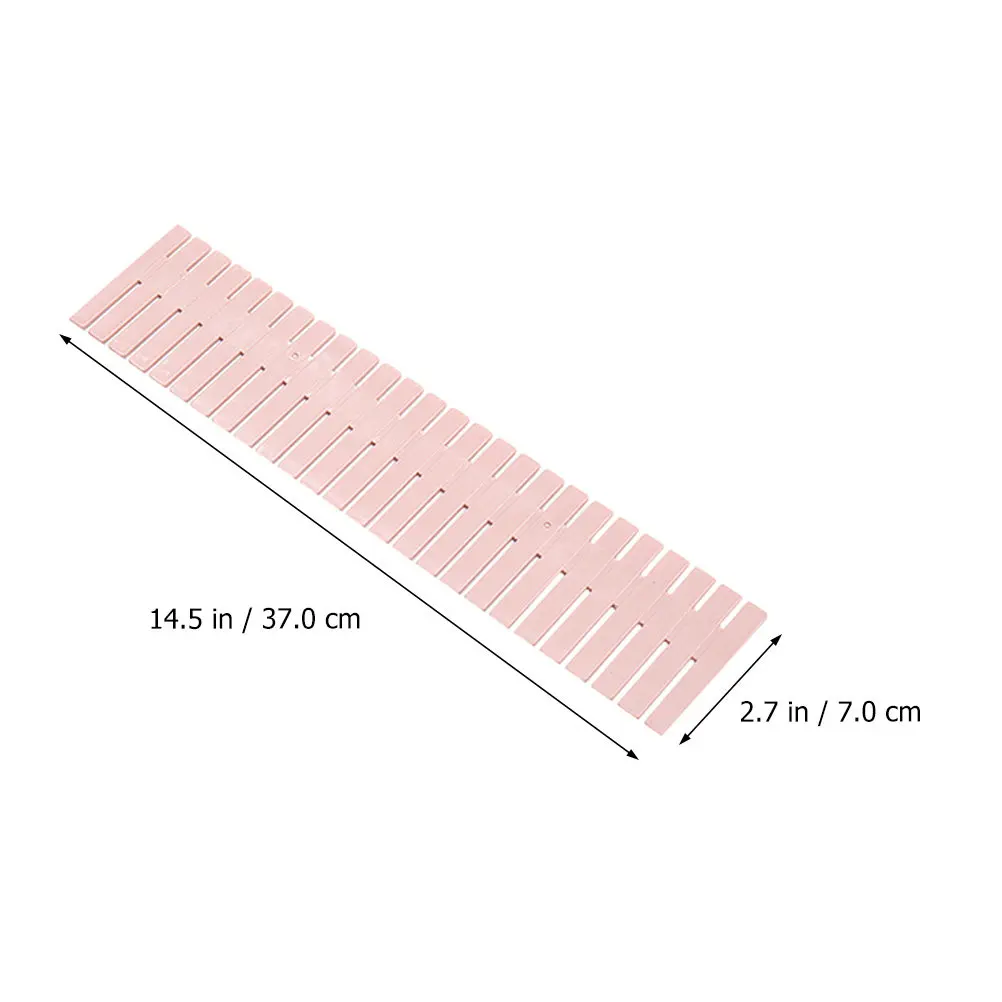 20Pcs Plastic Drawer Partition Set Corrosion Resistant Cut Splice Clip Design Drawer Separator for Cosmetics Jewelry Cables