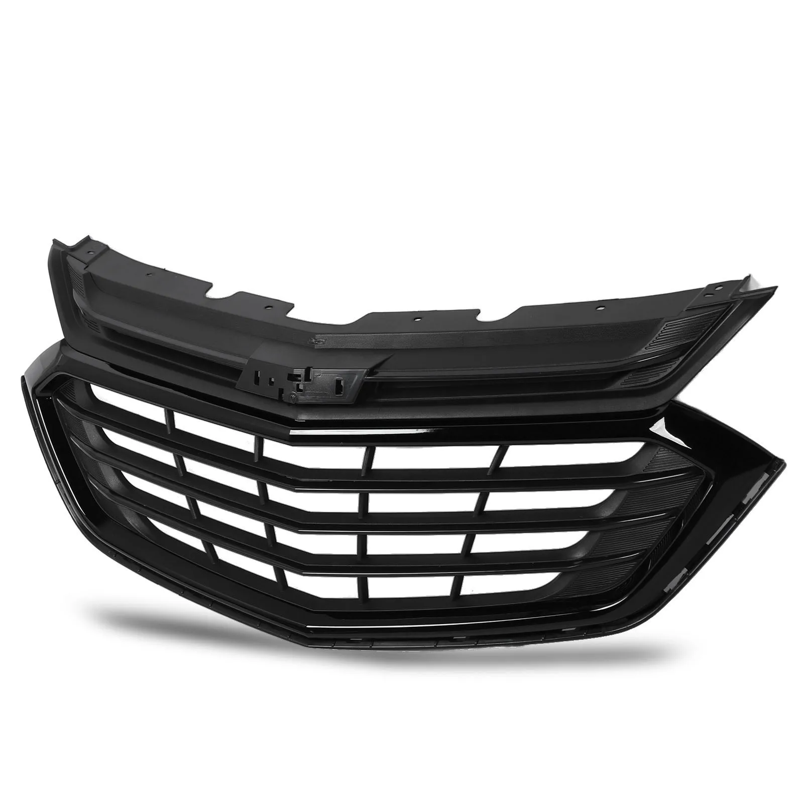 Para Chevrolet Equinox parrilla de parachoques delantero superior parte negra 84150736 rejilla de radiador resistente a los arañazos