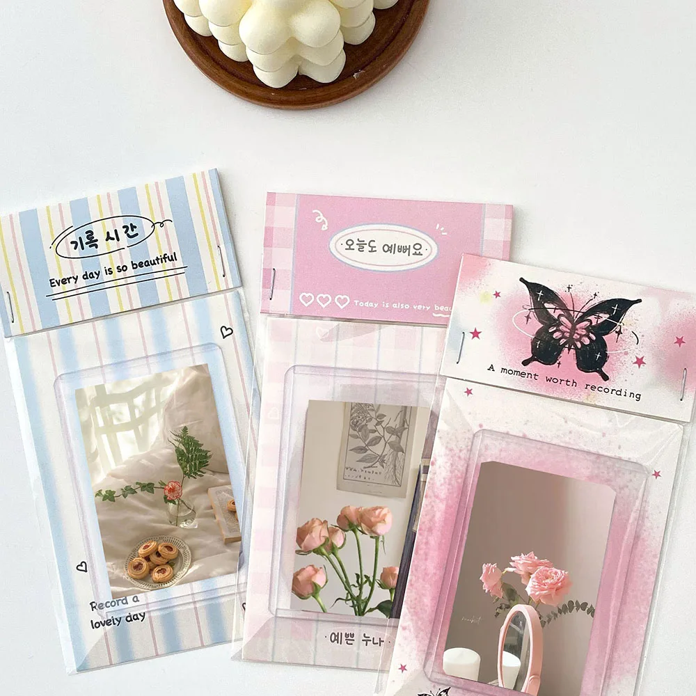 10PCS Cute Card Head Paper Card Back Packaging Gift Decor Photo Cardboard Back Card Protective Packaging Cartoon DIY  INS