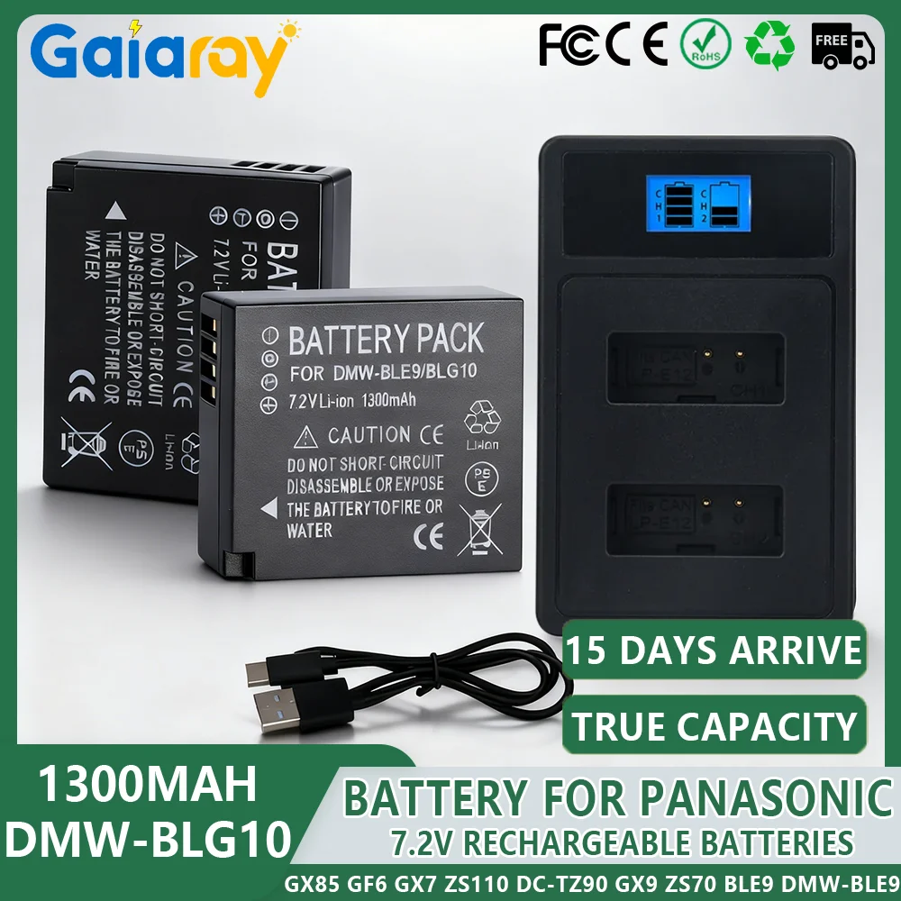1300Mah DMW-BLG10 B…