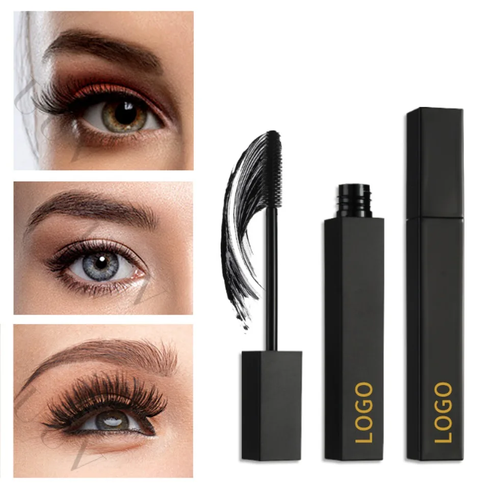 Vegan Waterproof Lengthening Volumizing Mascara Private Label Makeup Wholesale No Smudge Cruelty Free Custom Logo