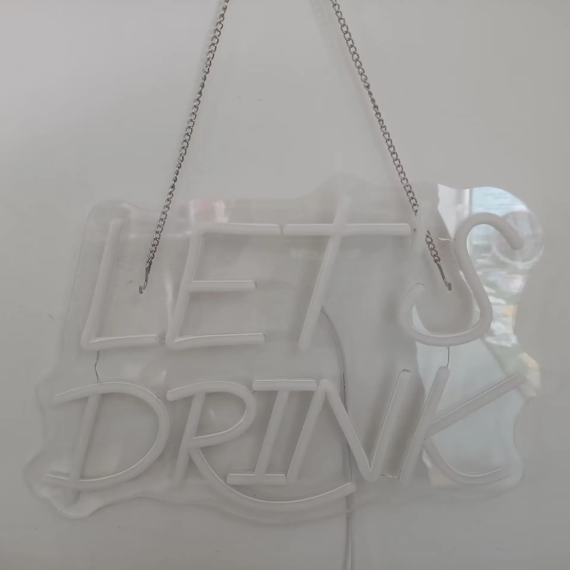 دع المشروبات النيون تسجيل USB عكس الضوء LED ضوء النيون تسجيل ل غرفة نوم غرفة معيشة حفلة عيد ميلاد هدية الجدار الديكور #5