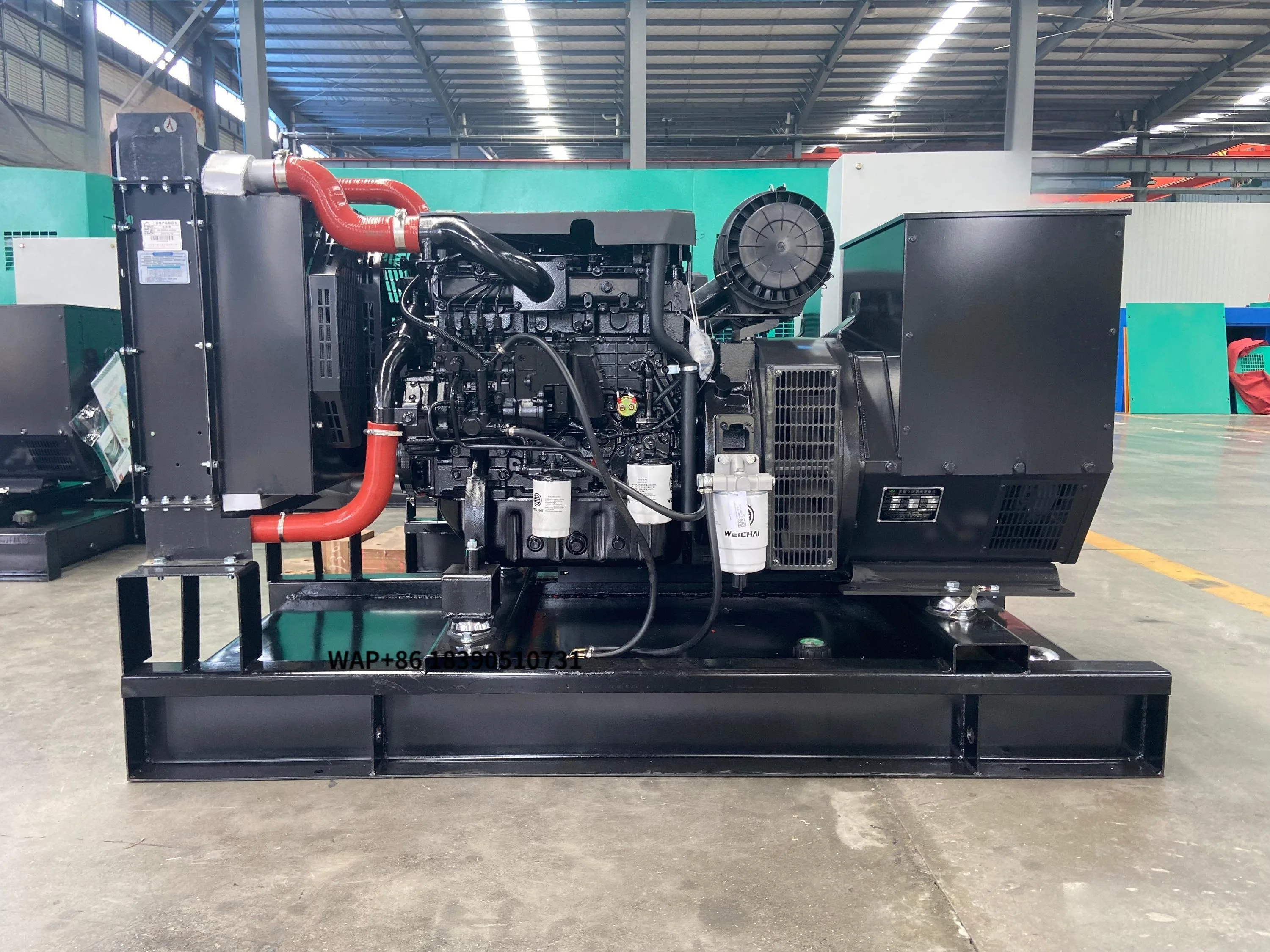 120KW WEI CHAI  for Fully Automatic Generator Set WithATS 50HZ 60HZ 230/380V for Industrial Hotel Backup Power Generation