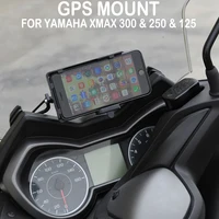 Soporte para teléfono frontal de motocicleta, placa de navegación GPS para teléfono inteligente, para Yamaha XMAX 300 XMAX300 X MAX 300 250 125