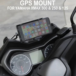 Dla Yamaha XMAX 300 XMAX300 X MAX 300 250 125 motocykl przedni telefon stojak uchwyt Smartphone telefon GPS Navigaton płyta wspornik