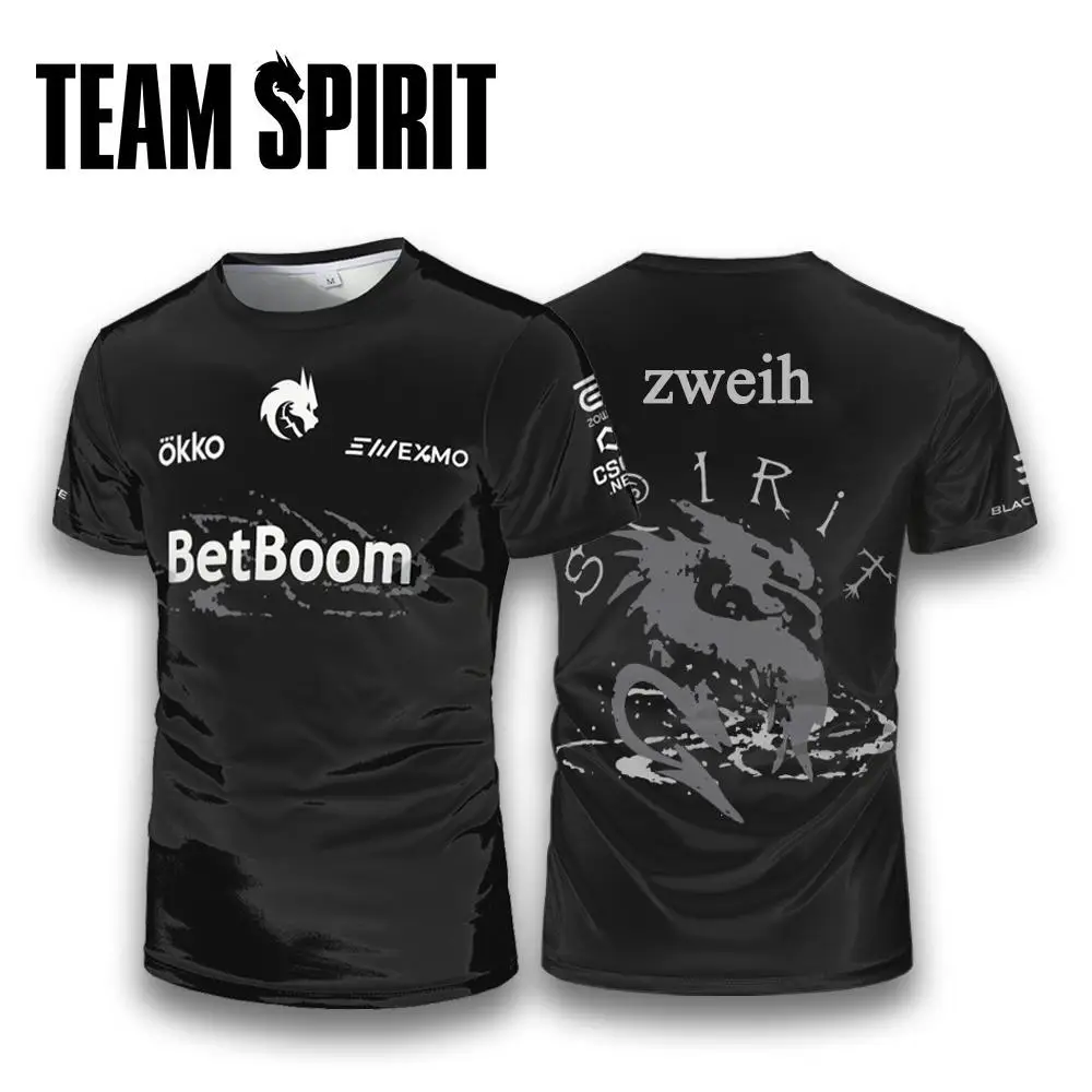 دونك جيرسي تي شيرت 25-26 جديد CS2 Esports CSGO روح فريق التدريب تي شيرت للجنسين الشارع الشهير الصيف المتضخم ألعاب مروحة موحدة