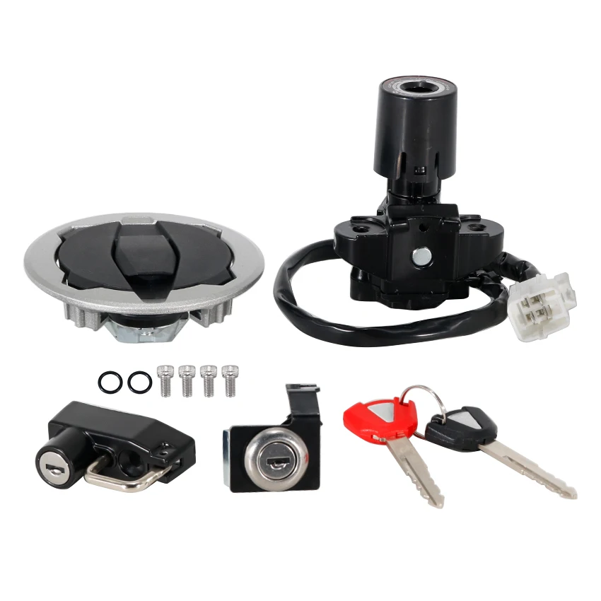 Ignition Key Lock Switch Set Motorcycle Key Kit For Kawasaki EX500 Ninja 500 ER500 Z500 ER500 Z500 ABS SE SE ABS OEM:27048-5276
