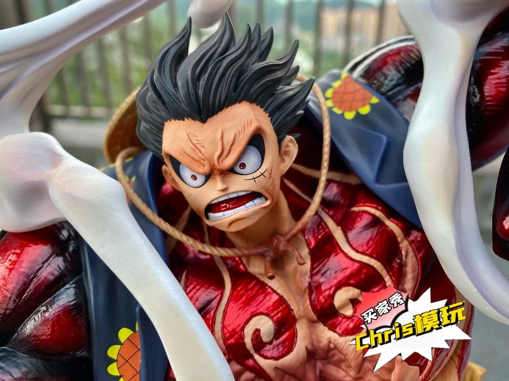 원피스 원숭이 D 루피 애니메이션 피규어 주변 수지 동상 모델 장면 동상 장식 장식품 선물 장난감 컬렉션