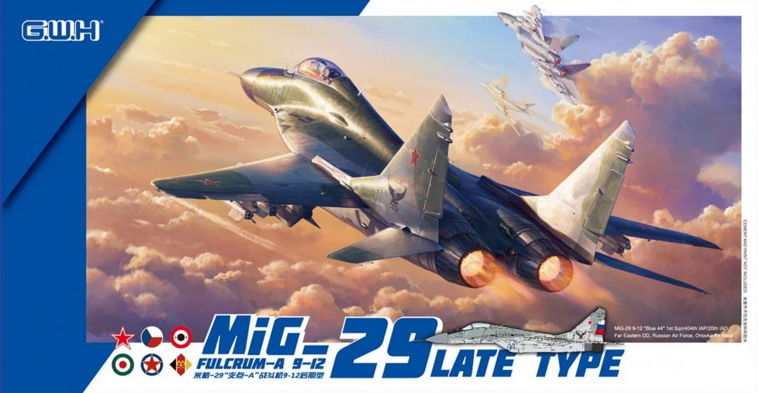 

Great Wall Hobby 1/72 L7212 Russian Mig-29 9-12 pivot fighter late type