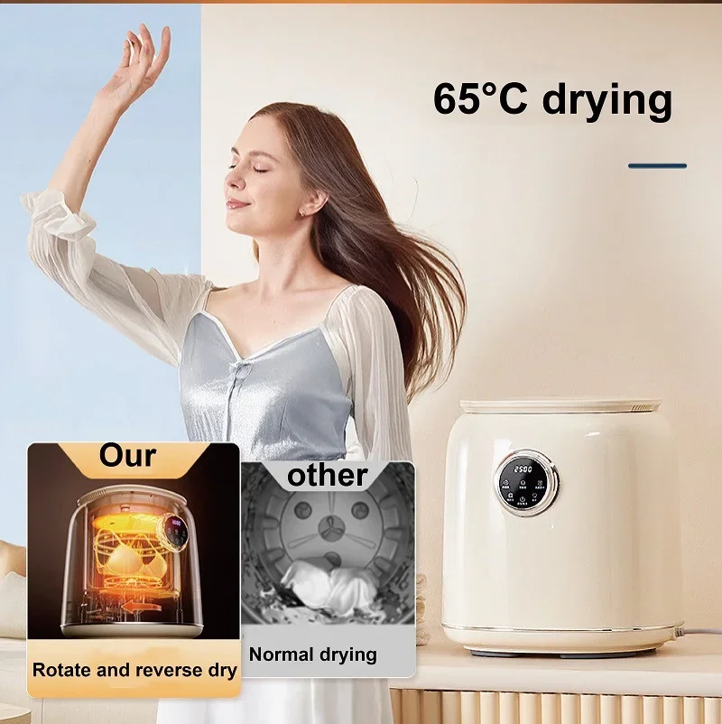 

Multi-function Socks Underwear Baby Clothes Home Auto Washing Drying Machine Fast Dehydration Machine 250W Mini Washing Machine