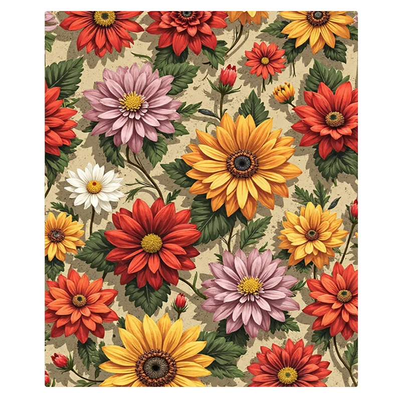 1 قطعة بطانية الفانيلا نابضة بالحياة الأزهار طباعة رمي بطانية لديكور غرفة المعيشة المريحة